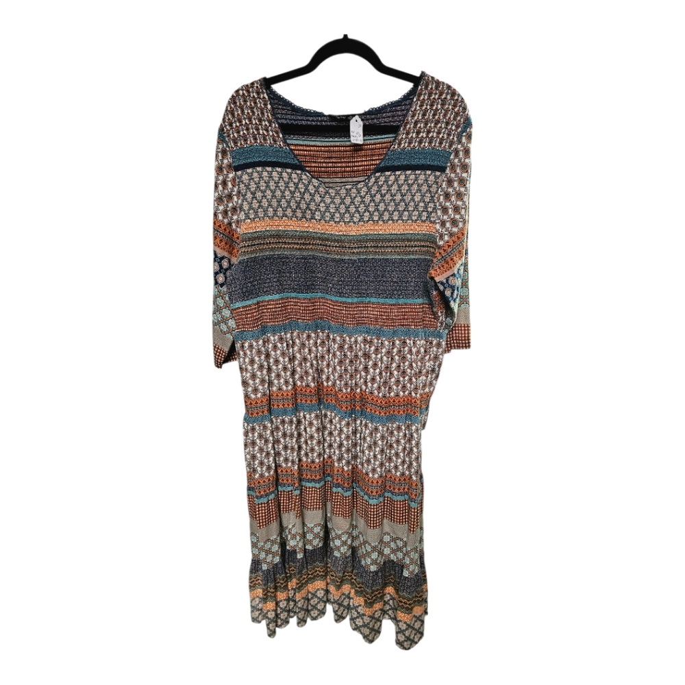 Multicolor Rayon Women's Dress